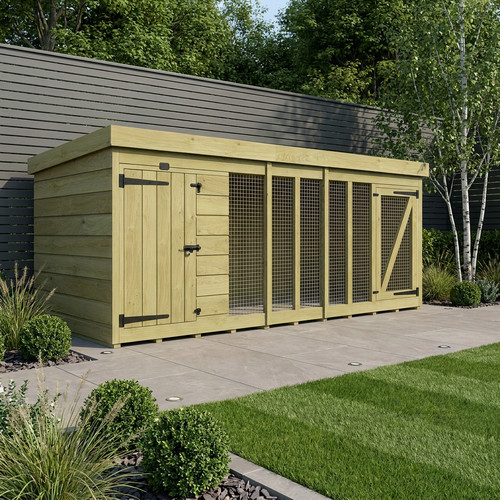 Dog kennel and run - kennel,