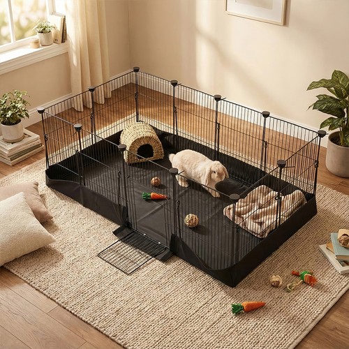 Large pet cat dog - fence, metal