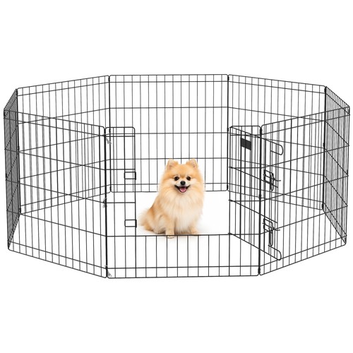 Pawhut pet dog playpen - 24",