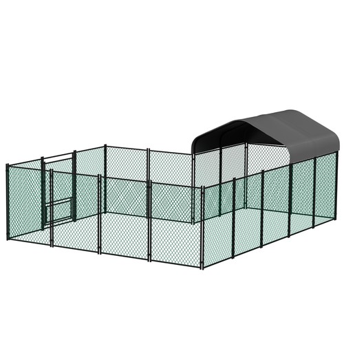 Large iron walk chicken - walk-in, run