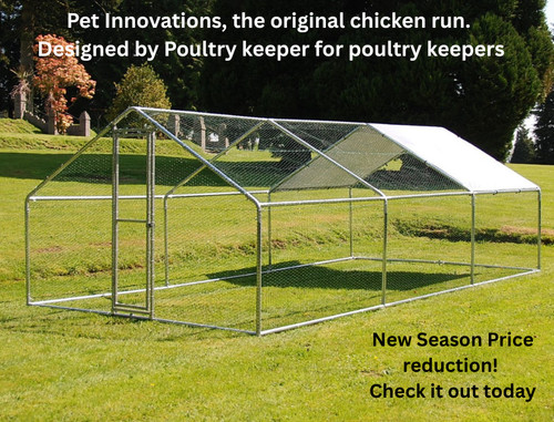 Walk chicken run coop - walk-in,