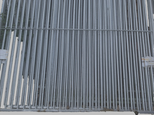 Steel dog run panels - panels, heavy