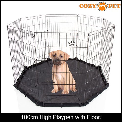 Playpen 100cm with floor - with,