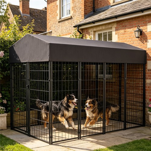 Outdoor dog crate welded - dog,