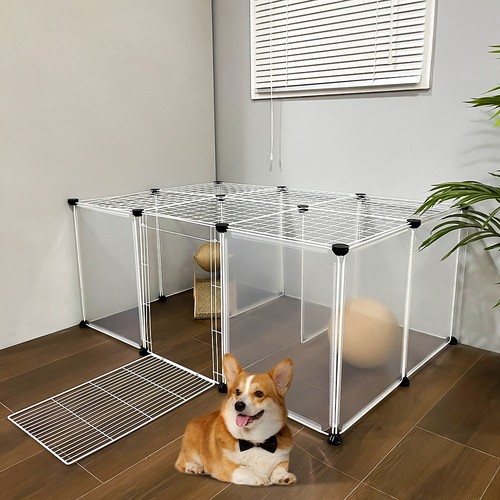 Panel foldable pet dog pen - pet,