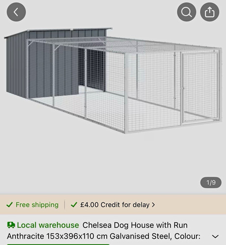 Chelsea outdoor dog kennel - chelsea,