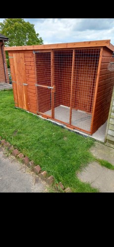 Dog kennel and run - dog,