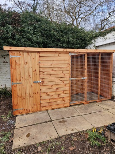 Dog kennel and - kennel, run