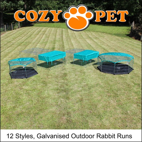 Rabbit run galvanised cozy pet - run,