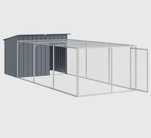 Outdoor metal wire dog kennel - metal,